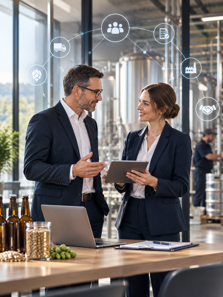 Brauerein Lieferantenmanagement